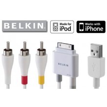 Cable Audio Vidéo et TV RCA Composite Belkin