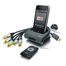 Console de Bureau (Charge + Synchronisation + Audio + Vidéo HD 720i) + Télécommande Infrarouge Dexim DRA022
