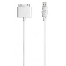 Câble de synchronisation et de charge Belkin blanc pour Apple iPhone/iPad/iPod