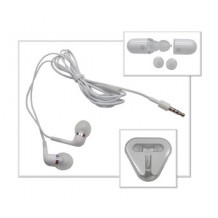 Kit Piéton Haut de Gamme Stéréo Intra Oriculaire + Micro + Télécommande + Etui d'Origine Apple - Couleur Blanc