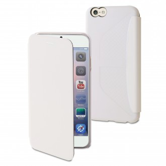 Etui iPhone 6 Plus / 6S Plus Easy Folio Blanc - Muvit
