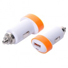 Chargeur allume-cigare iPhone, iPad, iPod orange