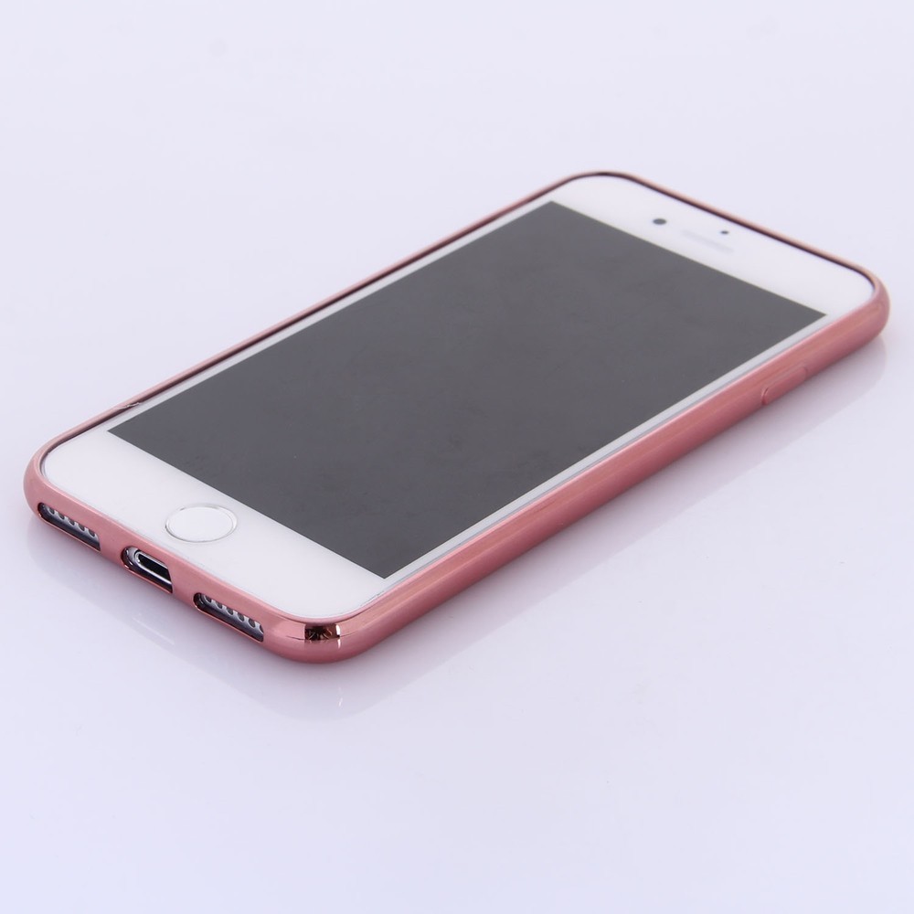 coque iphone 7 rose transparent