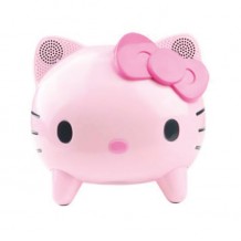 Haut-Parleurs Stéréo 2.1 et Station de Recharge Sous Licence Hello Kitty KT1 - Couleur Rose