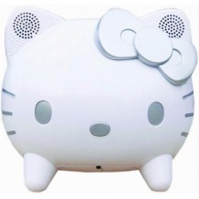 Haut-Parleurs Stéréo 2.1 et Station de Recharge Sous Licence Hello Kitty KT1 - Couleur Silver