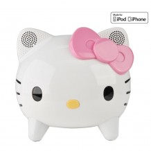 Haut-Parleurs Stéréo 2.1 et Station de Recharge Sous Licence Hello Kitty KT1 - Couleur Blanc