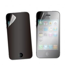 2 films protecteurs Muvit 1 miroir 1 anti trace de doigts pour Apple iPhone 5