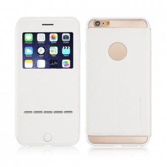 Etui iPhone 6 Plus / 6S Plus Blanc avec fenêtre - G-Case