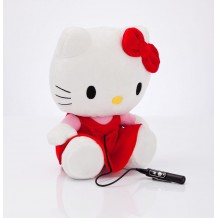 BLUESTORK Peluche HELLO KITTY avec enceintes pour MP3/iPodiPhone