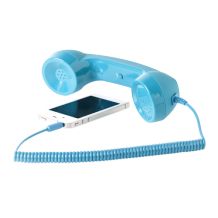 Combiné Colorblock Bubble Gum soft touch Jack 3.5 mm couleur bleu turquoise