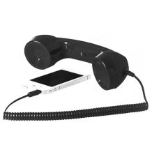 Combiné Colorblock Bubble Gum soft touch Jack 3.5 mm couleur noir