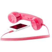 Combiné Colorblock Bubble Gum soft touch Jack 3.5 mm couleur rose