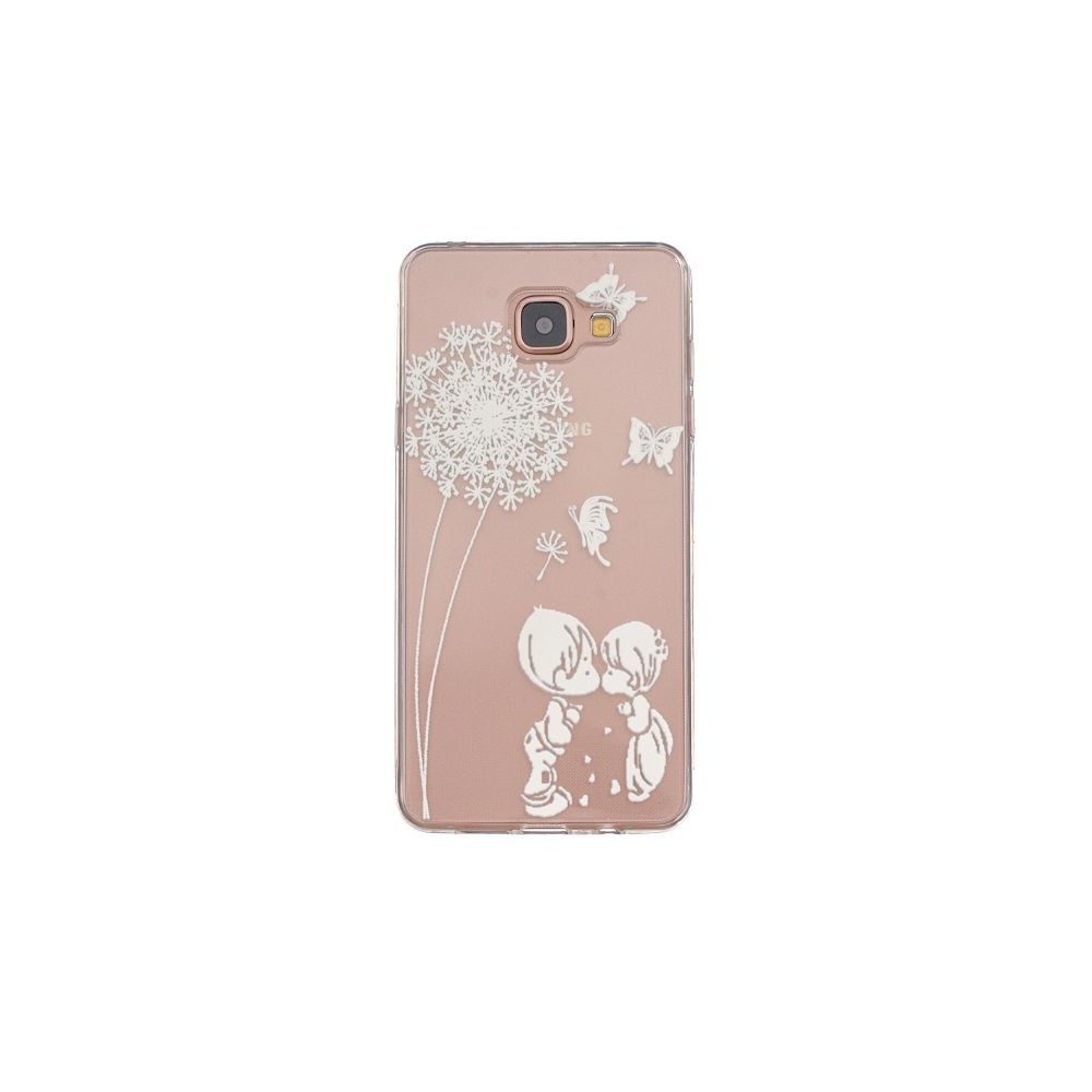 Coque Galaxy A3 (2016) Transparente souple motif Fleurs et Papillons blancs - Crazy Kase
