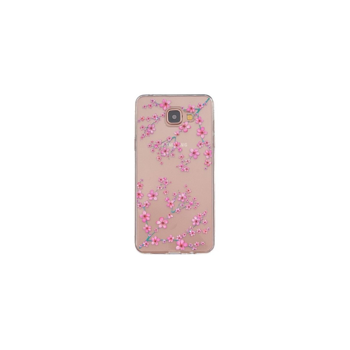 Coque Galaxy A5 (2016) Transparente souple motif Fleurs Japonaises - Crazy Kase
