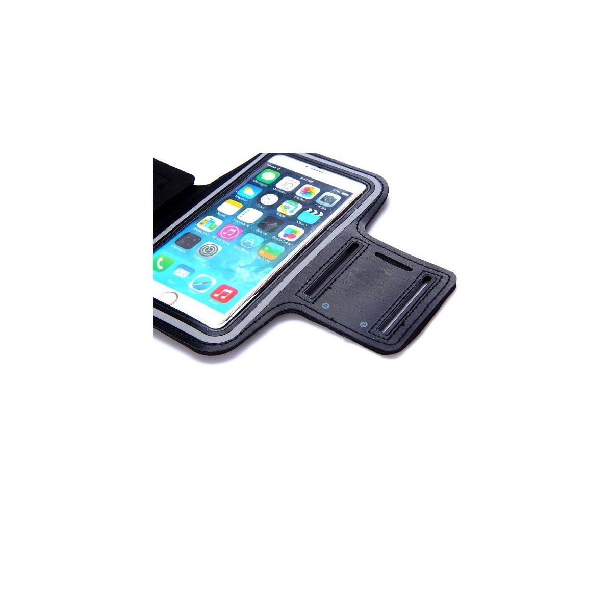 Brassard sport iPhone 6 Plus Nylon Noir - Crazy Kase