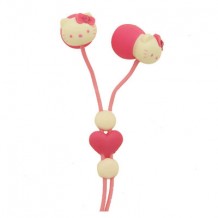 Ecouteurs intra-oriculaires stéréo Hello Kitty Jack 35mm blanc et rose