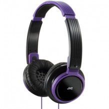 Casque stéréo origine JVC colori noir/violet