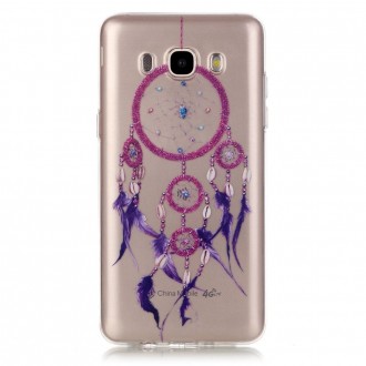 Coque Galaxy J5 (2016) Transparente motif Attrape Rêves Violet - Crazy Kase
