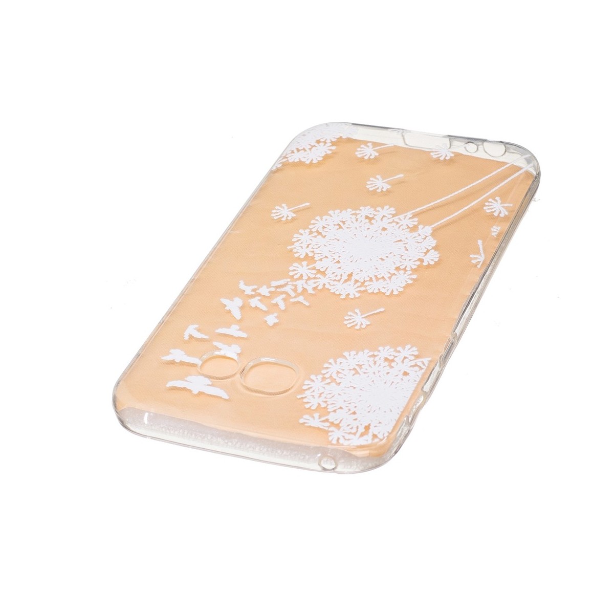 Coque Galaxy A5 (2017) Transparente souple motif Fleurs Blanches - Crazy Kase