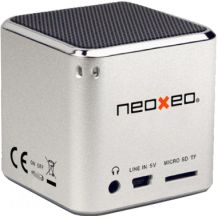 Mini enceinte Neoxeo SPK 120 aluminium avec lecteur MP3 intégré