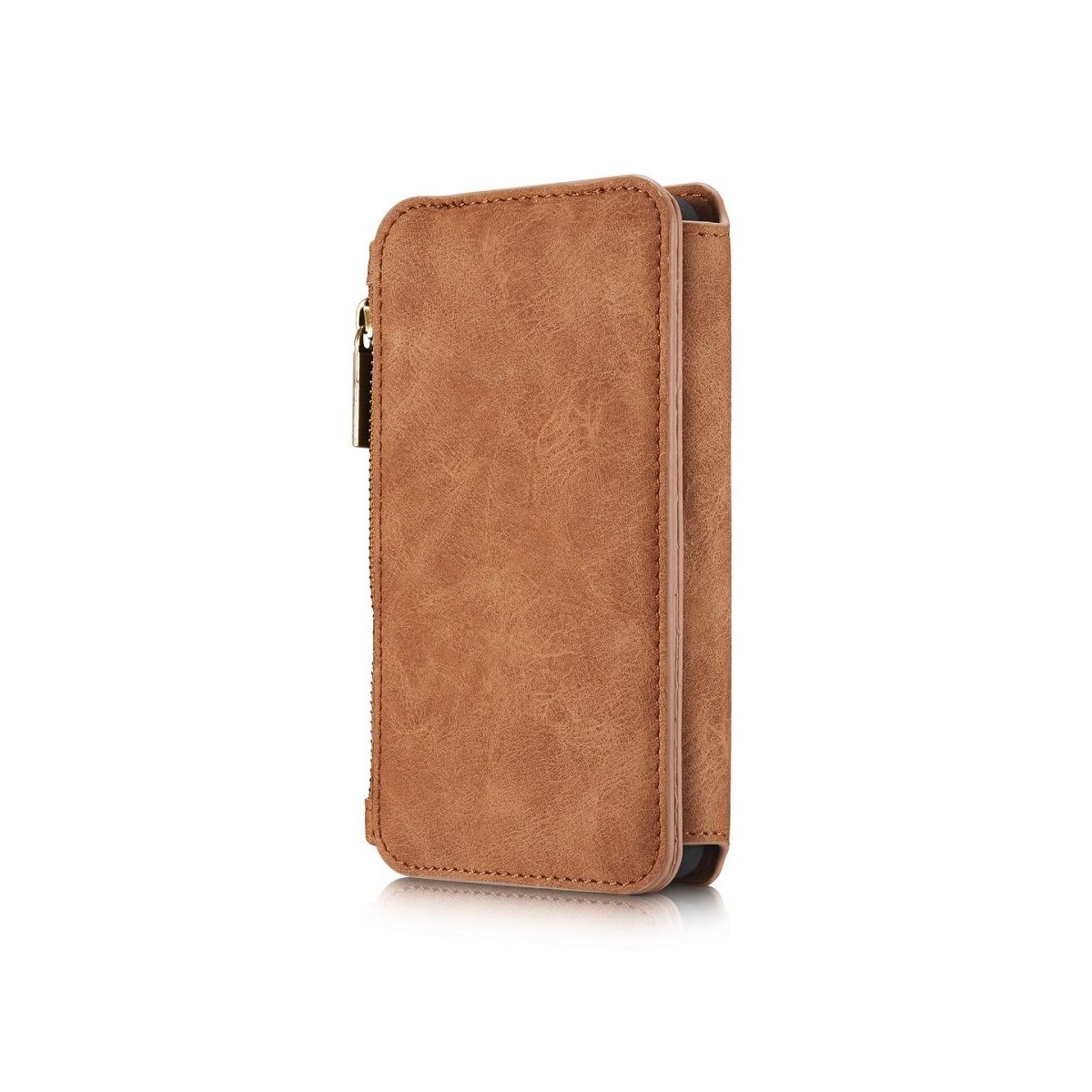 Etui Samsung Galaxy S7 Portefeuille multifonctions Marron- CaseMe