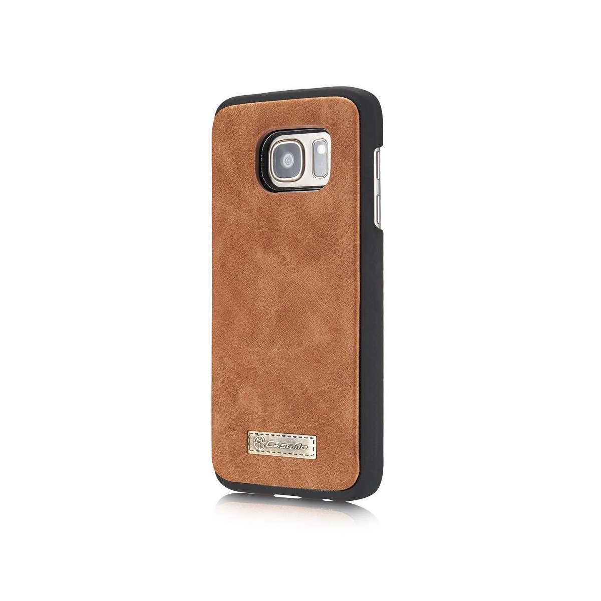 Etui Samsung Galaxy S7 Portefeuille multifonctions Marron- CaseMe