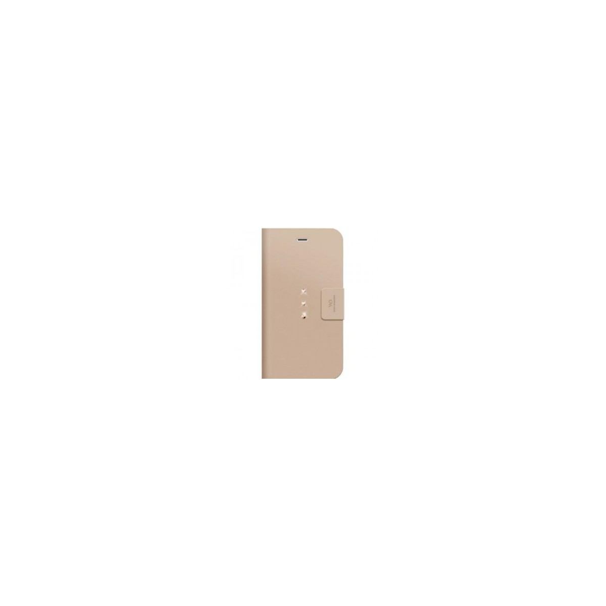 Etui universel pour smartphone jusqu'à 4.6" porte-cartes rose gold avec crystal - White Diamonds
