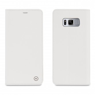 Etui Samsung Galaxy S8 Portefolio élégant blanc - Muvit
