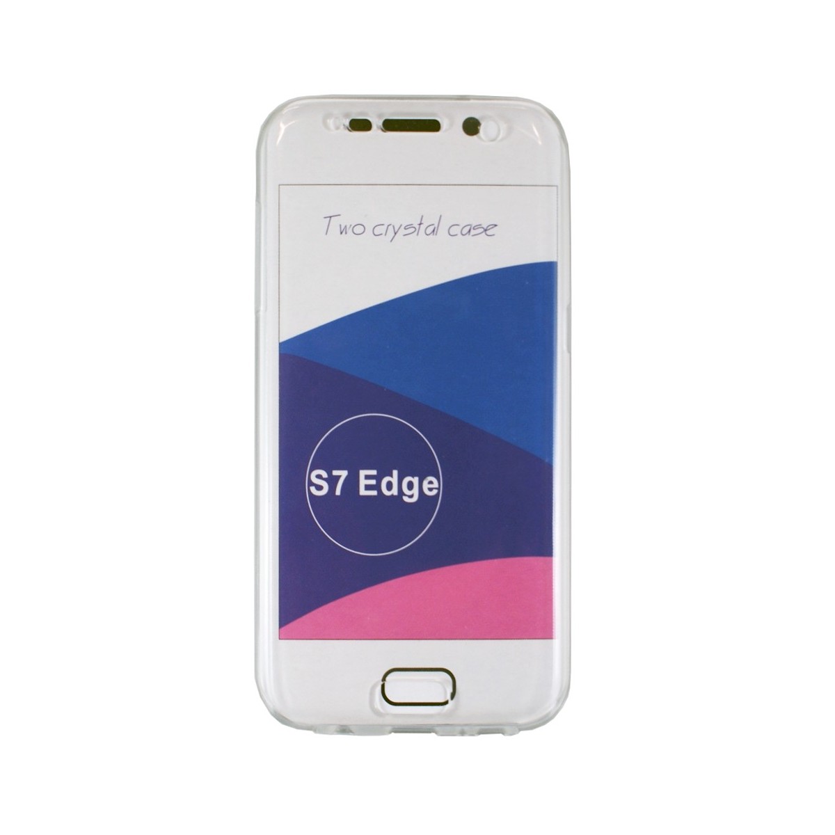 Coque Galaxy S7 Edge protection 360 ° Transparente souple - Crazy Kase