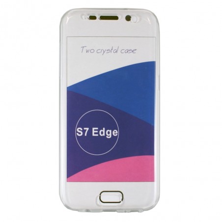 Coque Galaxy S7 Edge protection 360 ° Transparente souple - Crazy Kase