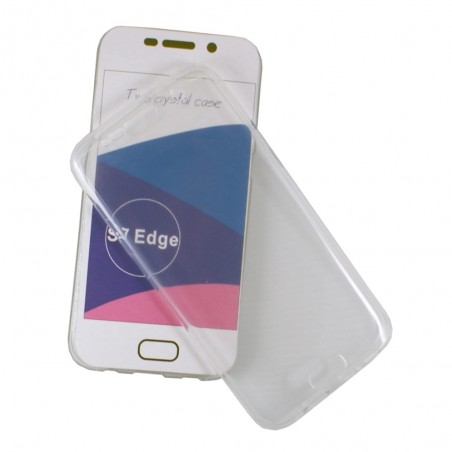 Coque Galaxy S7 Edge protection 360 ° Transparente souple - Crazy Kase