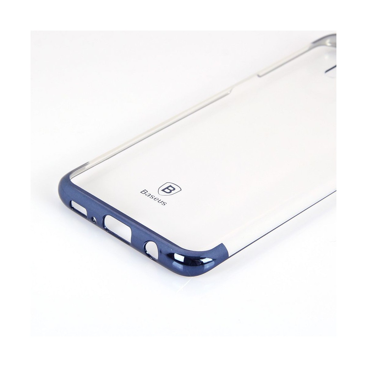 Coque Galaxy S8 Transparente contour Bleu - Baseus