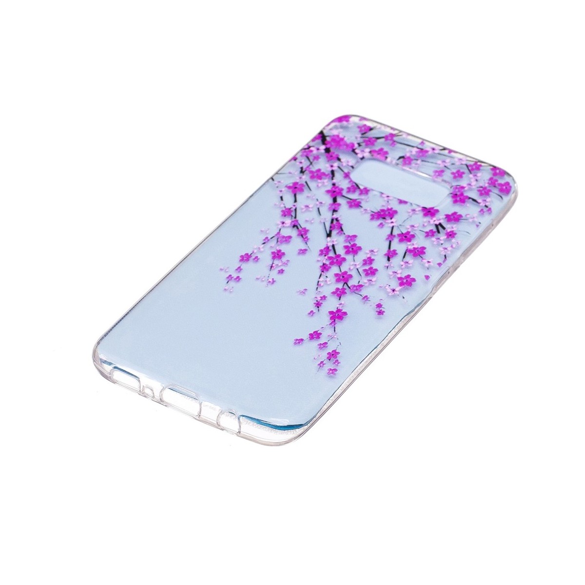 Coque Galaxy S8 Transparente souple motif Fleurs Japonaises - Crazy Kase