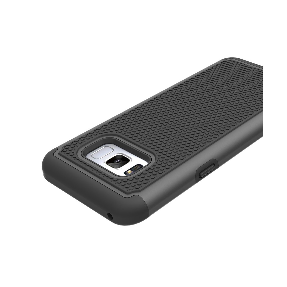 Coque Galaxy S8 Plus Anti-choc et Bi-matière Noire - Crazy Kase