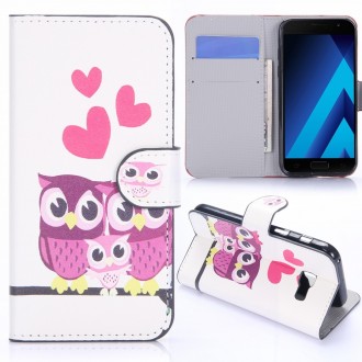 Etui Galaxy A3 (2017) motif Couple de Chouette - Crazy Kase