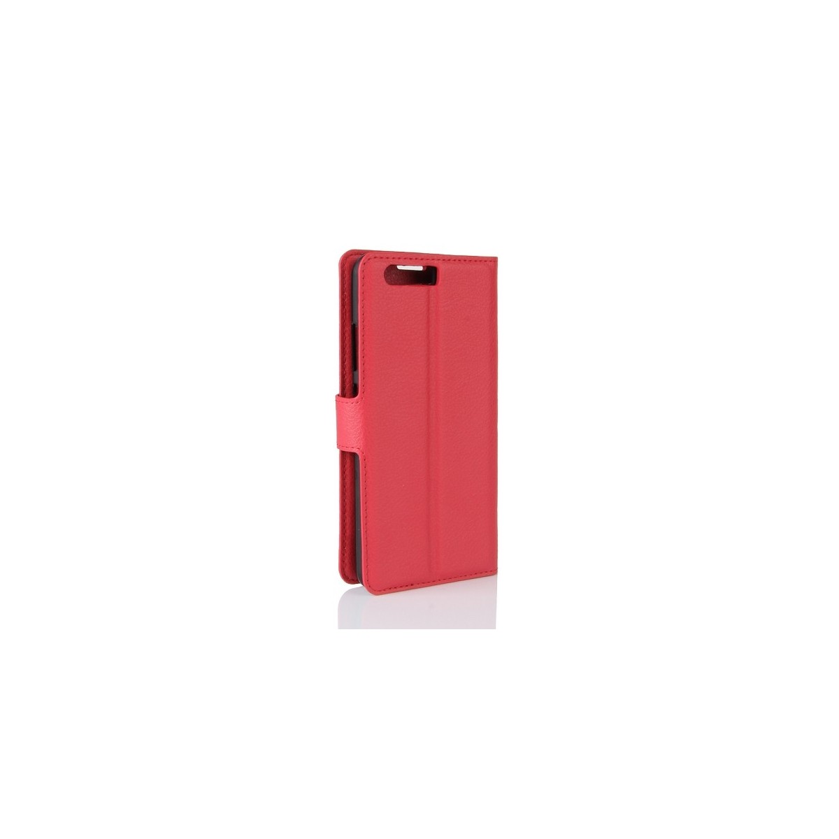 Etui Huawei P10 grainé rouge - Crazy Kase