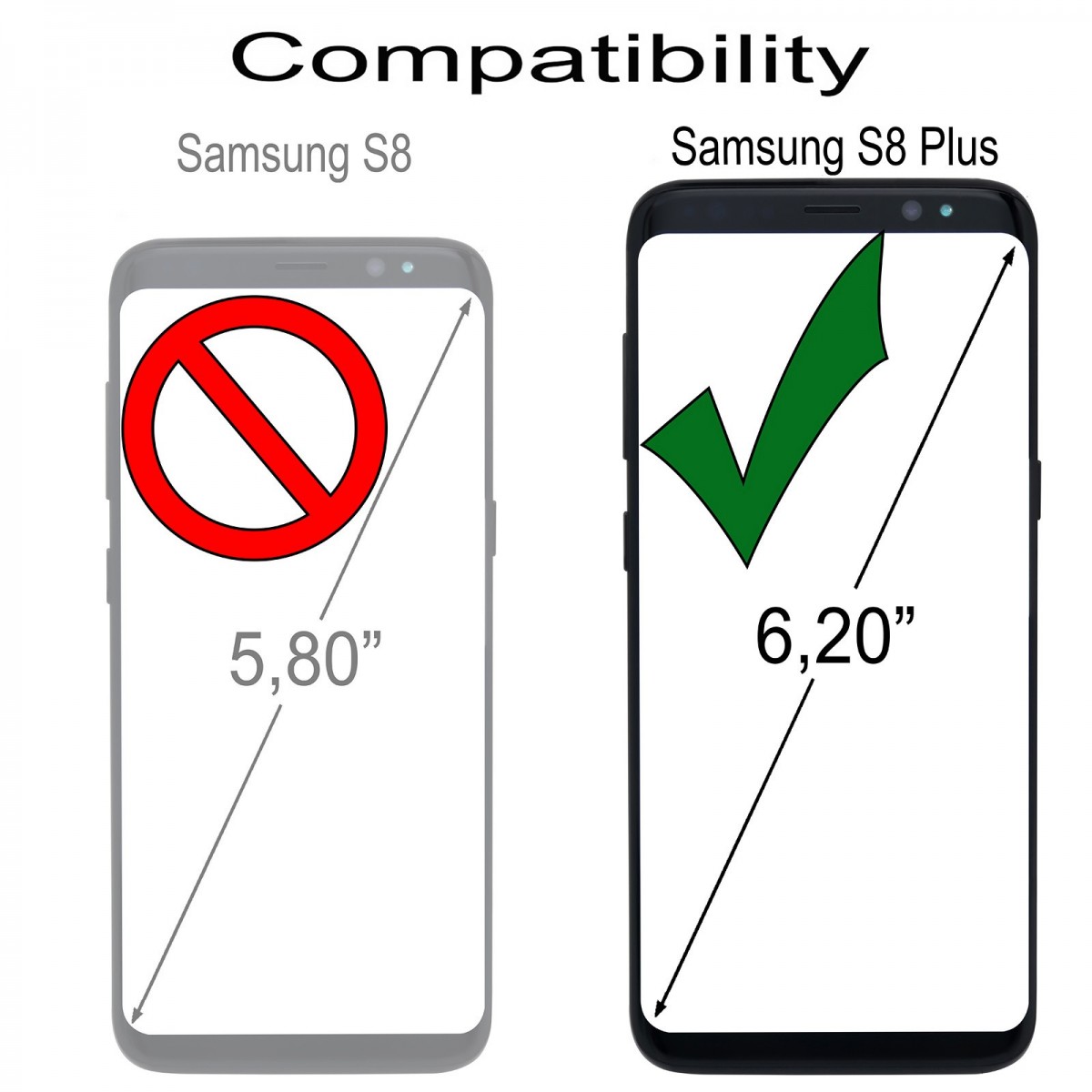 Etui Galaxy S8 Plus UltraSlim Noir en cuir véritable - Stilgut