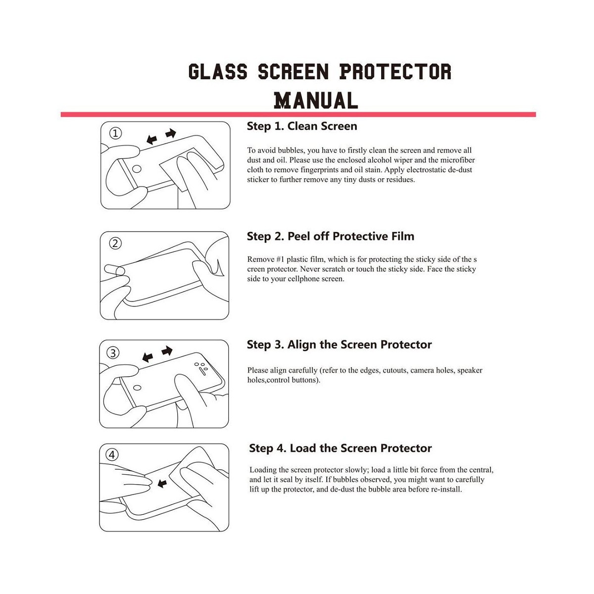 Film Galaxy Note 8 protection écran verre trempé transparent 0,26mm - Hat Prince