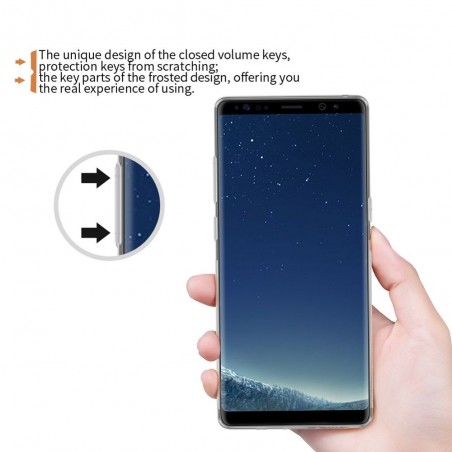Coque Galaxy Note 8 Transparente en plastique souple - Nillkin