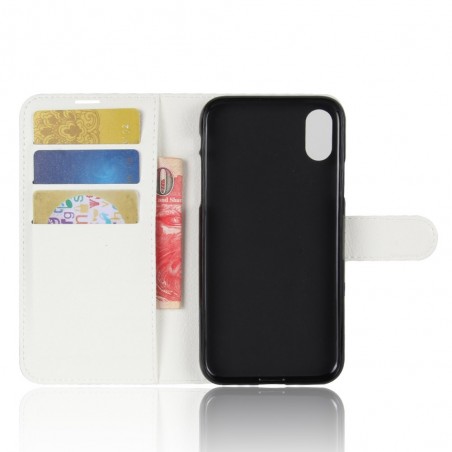 Etui iPhone X Porte cartes Blanc - Crazy Kase