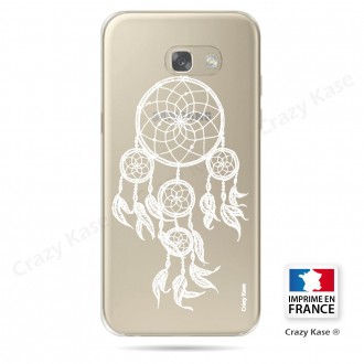 Coque Galaxy A3 (2016) Transparente et souple motif Attrape Rêves Blanc - Crazy Kase
