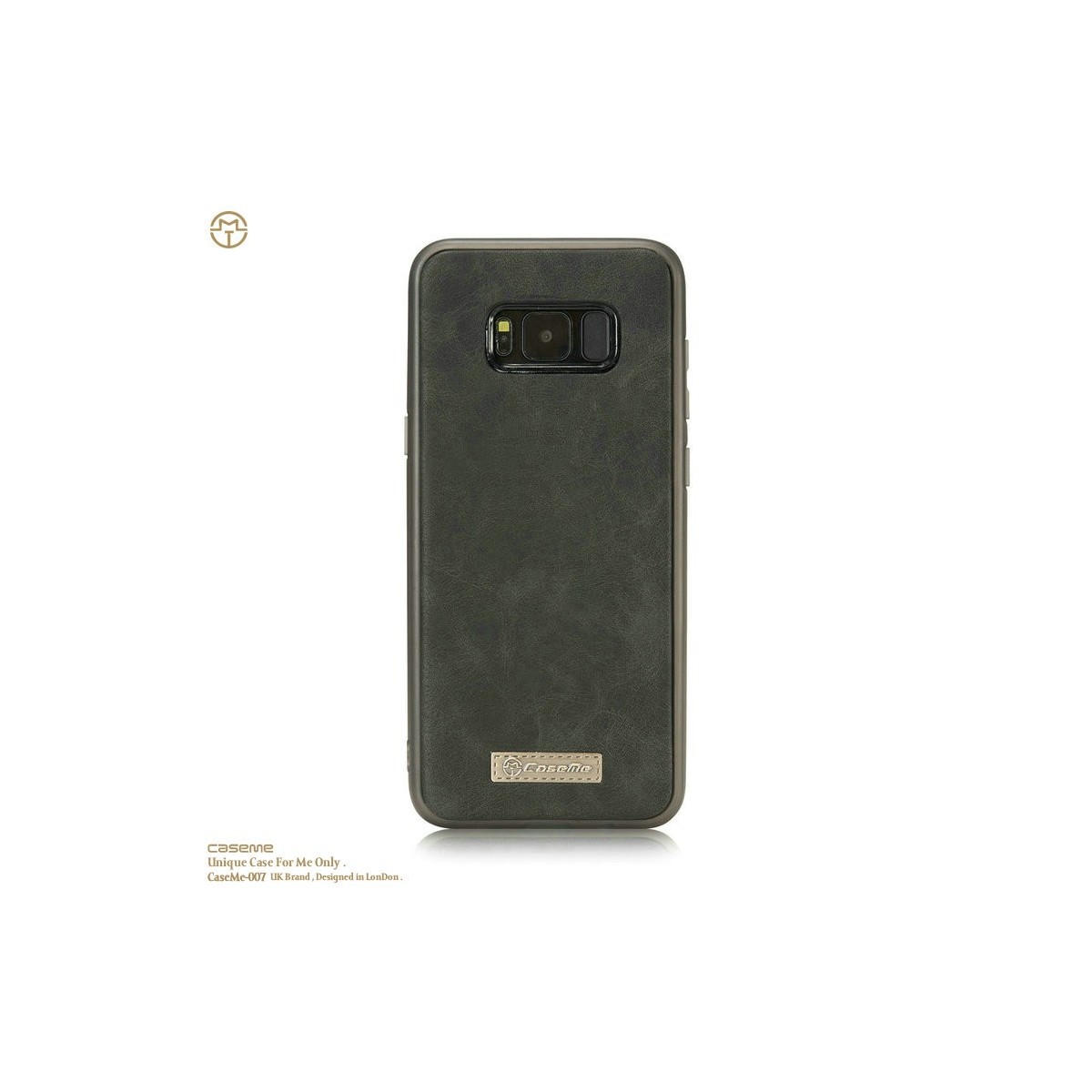 Etui Galaxy S8 Plus  Portefeuille multifonctions Noir - CaseMe