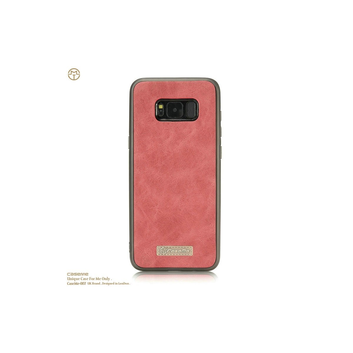 Etui Galaxy S8 Plus Portefeuille multifonctions Rouge - CaseMe