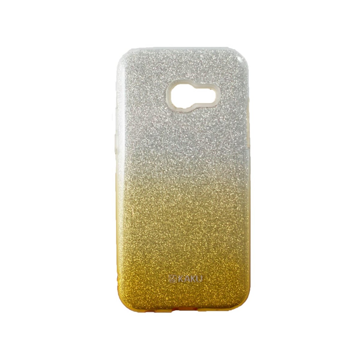 Coque Galaxy A3 (2017) à paillettes dorées et argentées - Kaku