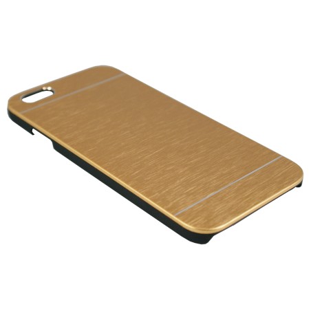 Coque iPhone 6 / 6S aluminium brossé doré - Crazy Kase