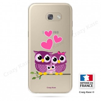 Coque Galaxy A3 (2016) souple motif Famille Chouette - Crazy Kase