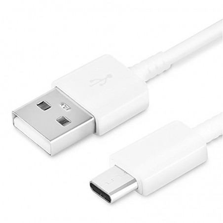 Cable USB vers micro USB Type C EP-DN930CWE blanc 1.2 m en vrac - Samsung