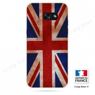 Coque Galaxy A3 (2016) souple motif Drapeau UK vintage - Crazy Kase