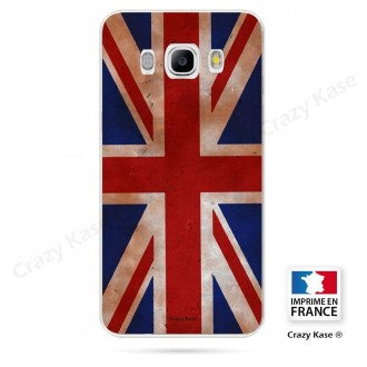 Coque Galaxy J5 (2016) souple motif Drapeau UK vintage - Crazy Kase