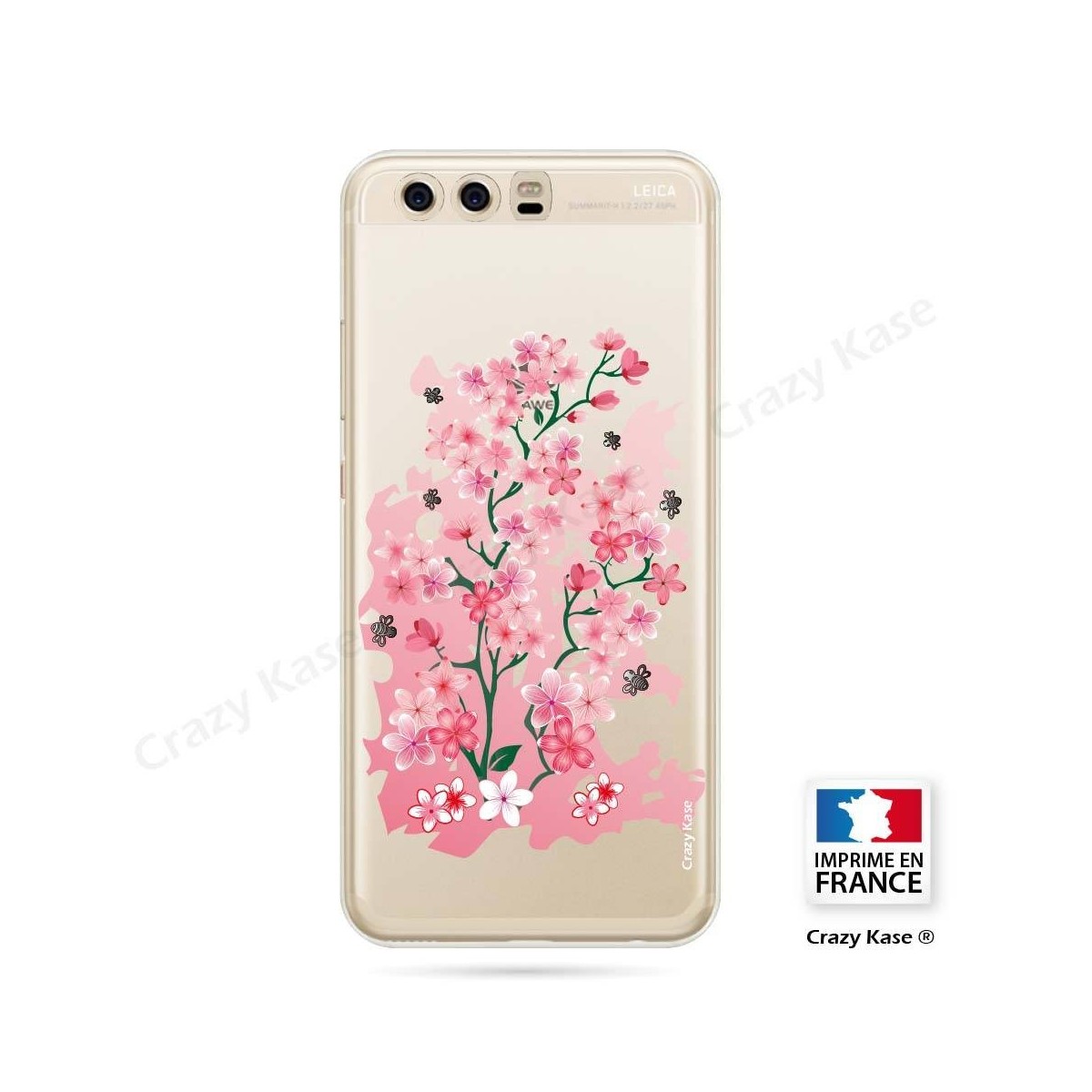 Coque Huawei P10 souple motif Fleurs de Cerisier - Crazy Kase